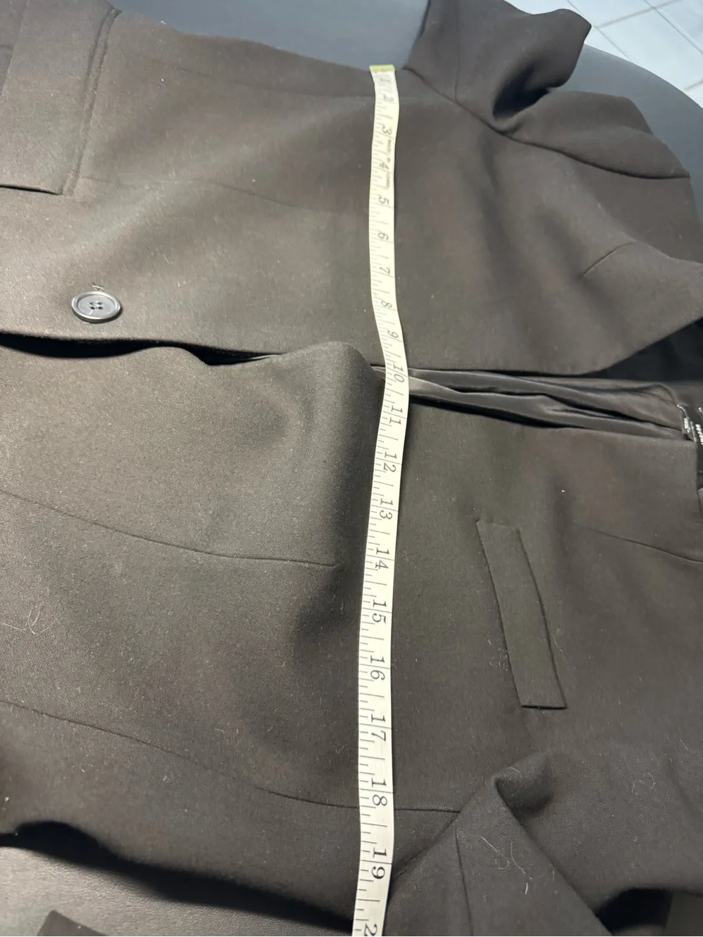 J.CREW Regent Womens Black Blazer 8 Single-Breasted 1-Button Notch Lined K5961